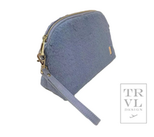 Load image into Gallery viewer, Luxe Dome Faux Fur Clutch: Dusk. Bleu