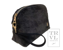 Load image into Gallery viewer, Luxe Dome Faux Fur Clutch: Slate