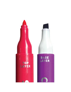 Color Layers Double-Ended Layering Markers- Set of 8