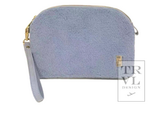 Load image into Gallery viewer, Luxe Dome Faux Fur Clutch: Dusk. Bleu