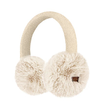 Load image into Gallery viewer, Faux Mink Fur Knitted CC Earmuff- Mulitple Colors!