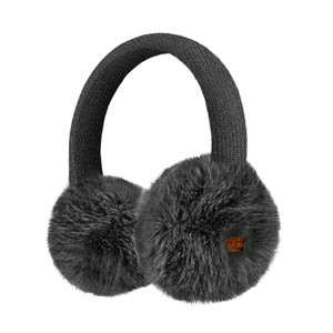 Faux Mink Fur Knitted CC Earmuff- Mulitple Colors!