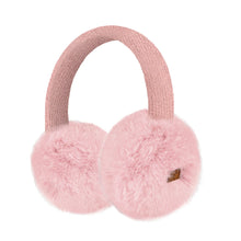 Load image into Gallery viewer, Faux Mink Fur Knitted CC Earmuff- Mulitple Colors!