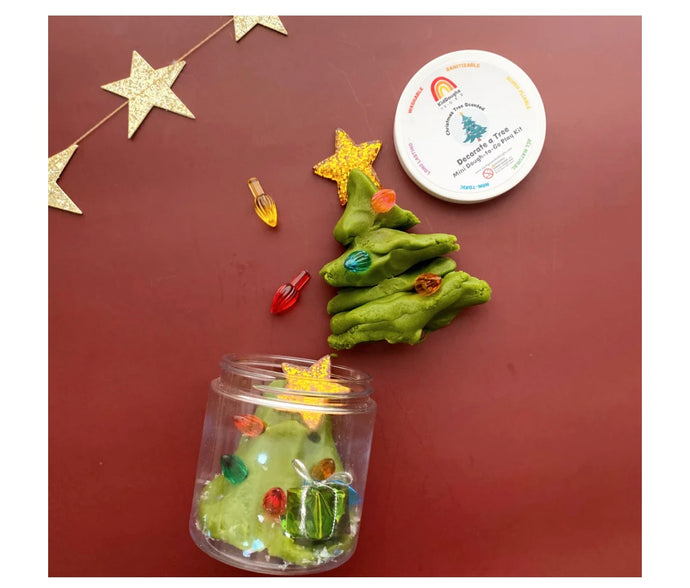 Decorate a Tree Mini Playdough Jar Kit