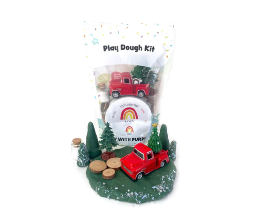 Tree Farm Playdough Bag Kit