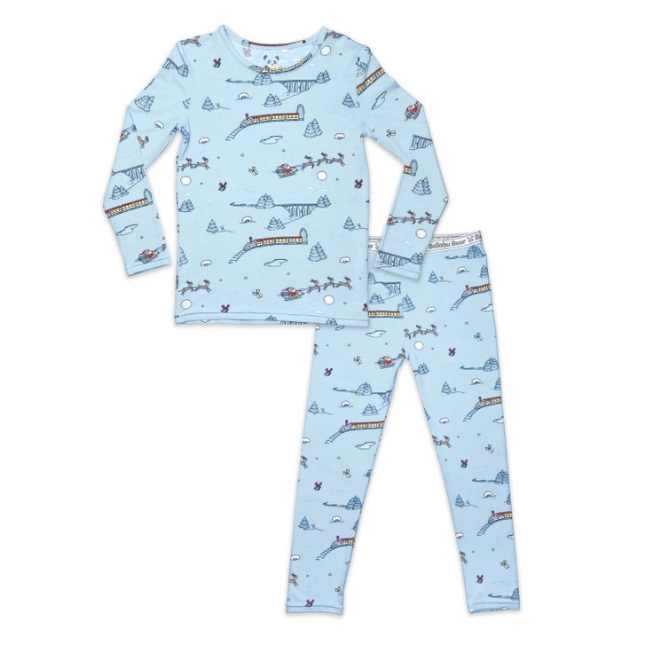 Polar Express Bamboo Kids Pajama Set