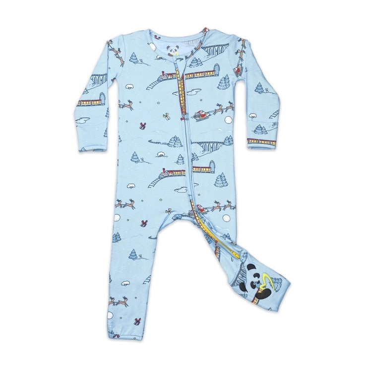 Polar Express Bamboo Convertible Footie