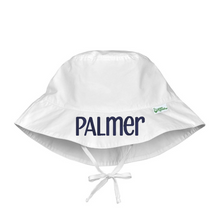 Load image into Gallery viewer, Monogrammed Navy Bucket Sunhat