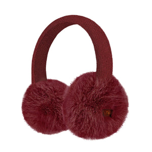 Faux Mink Fur Knitted CC Earmuff- Mulitple Colors!