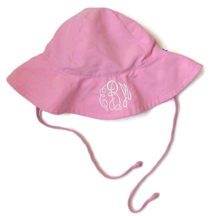 Monogrammed Light Pink Sunhat