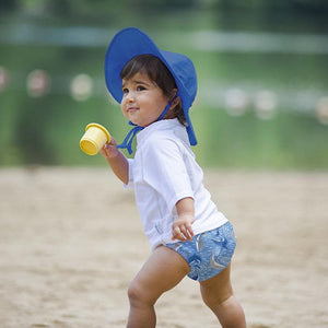 Monogrammed Royal Blue Sunhat