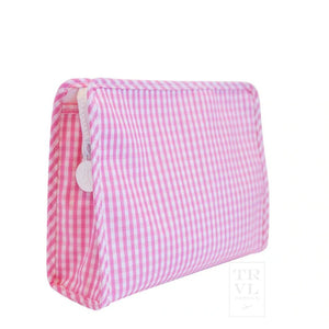 Pink Gingham Large Roadie