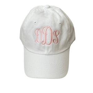 Adult Monogrammed Baseball Hat