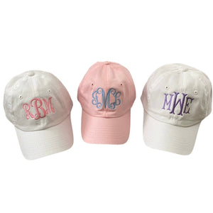 Youth Monogrammed Baseball Hat