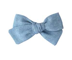 Linen Chambray Bow