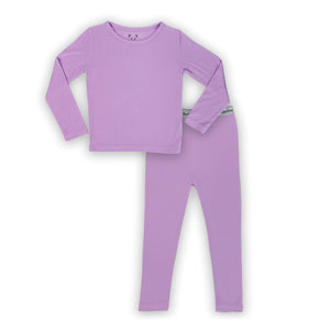 Lavender Bamboo Kids Pajama Set