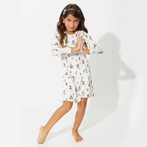 Nutcracker Bamboo Girls Long Sleeve Lounge Dress