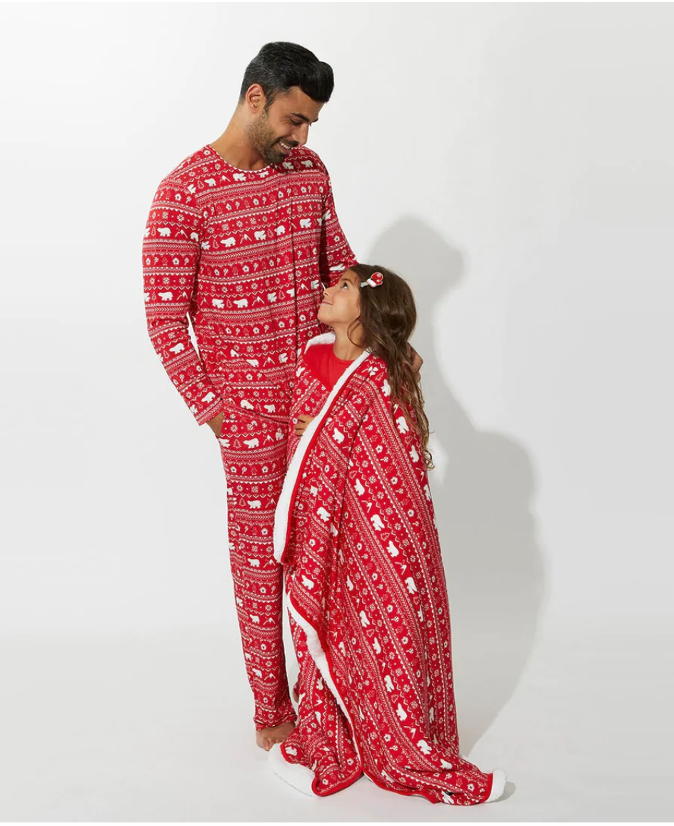 Polar Isle Bamboo Mens Pajama Set