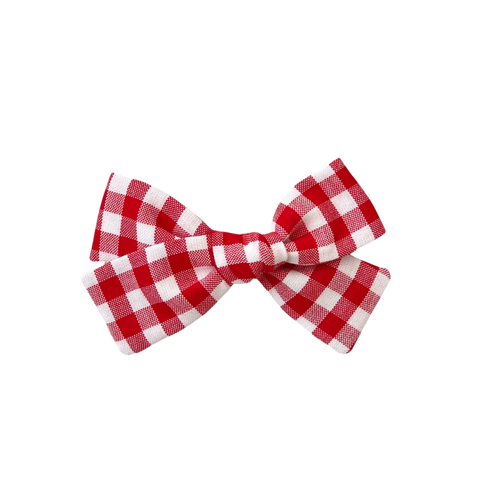 Red Gingham Bow