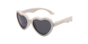 The Baby Bendi Heart White Polarized Sunnies