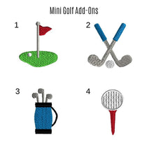 Load image into Gallery viewer, Mini Golf Embroidery Design// ADD ON LISTING