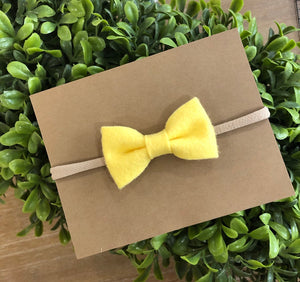 CHOOSE YOUR COLOR Custom Classic Felt Bow