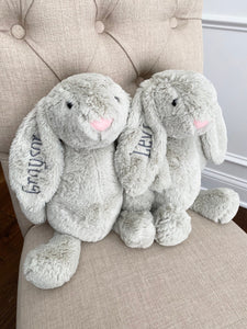 Monogrammed Plush Bunny