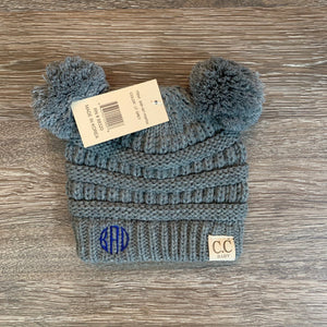 Baby Double Pom CC Beanie