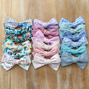 Easter Plaid Bow