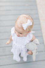 Load image into Gallery viewer, White Eyelet Bow