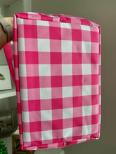 Load image into Gallery viewer, Personalized Gingham Easter Basket Tote Bag