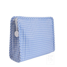 Load image into Gallery viewer, Sky Blue Gingham Medium Roadie