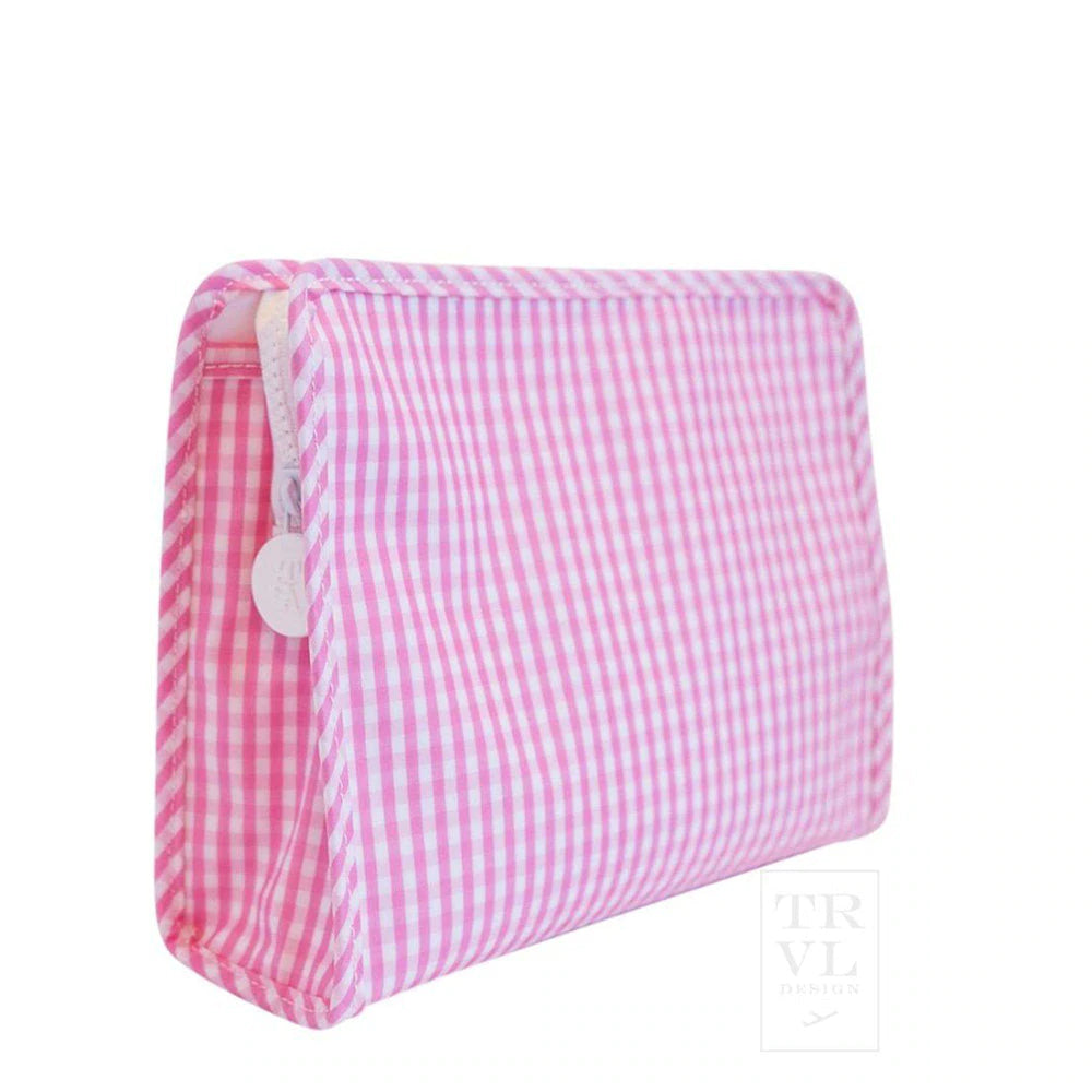 Pink Gingham Medium Roadie