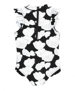 Brilliant Blooms Flutter One Piece Swimsuit