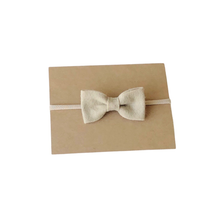 Load image into Gallery viewer, Classic Tan Felt Bow