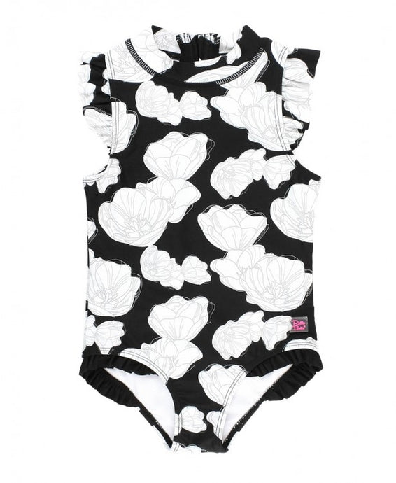 Brilliant Blooms Flutter One Piece Swimsuit