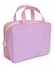 Load image into Gallery viewer, Pink Gingham Easy Carry Tote