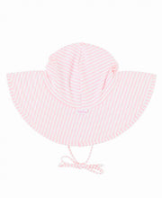 Load image into Gallery viewer, Pink Seersucker Swim Hat