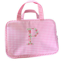 Load image into Gallery viewer, Pink Gingham Easy Carry Tote