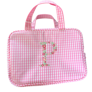 Pink Gingham Easy Carry Tote