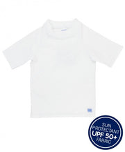 Load image into Gallery viewer, White Short Sleeve Rash Guard