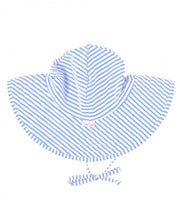 Load image into Gallery viewer, Periwinkle Blue Seersucker Swim Hat